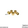 Stainless Steel Tube Bead 5x4mm