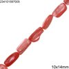Shell Parallelogram Beads 10x14mm