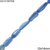 Shell Parallelogram Beads 10x14mm