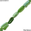 Shell Parallelogram Beads 10x14mm