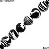 Pasta Round Beads 4mm