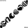 Pasta Round Beads 4mm