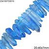 Crystal Droppers Beads 20-40x7mm