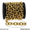 Stainless Steel Oval Link Chain 10x8.2x2mm