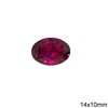 Oval Crystal 14x10mm