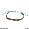 Bracelet with Miyuki Rectangular Beads 5mm