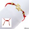 Stainless Steel Bracelet with Double Cord and Elements 9-16mm