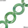 Shell Hoop Flat Bead 35mm