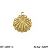 Stainless Steel Pendant Shell 17-32mm
