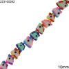 Polymer Clay Unicorn Beads 10mm, Multicolor