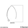 Silver 925 Earring Hook 20-50mm
