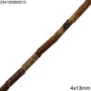 Semi Precius Tube Beads 4x13mm