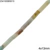 Semi Precius Tube Beads 4x13mm