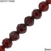 Synthetic Zircon Round Faceted Beads 3mm 