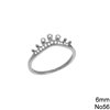 Imitation Ring Crown with Zircon