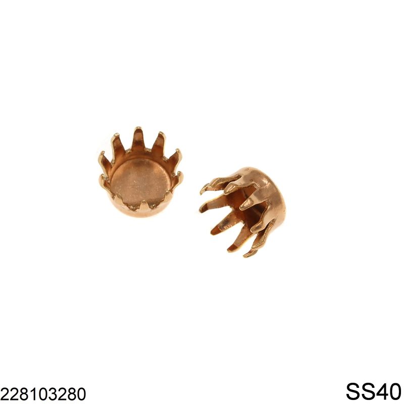Brass Round Cup Closed Bottom SS40