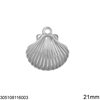 Stainless Steel Pendant Shell 17-32mm