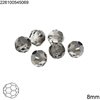 Machine Cut Bead Regular Cut 8mm Crystal Coatings Preciosa 45119602