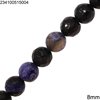 Agate Faceted Beads 8mm