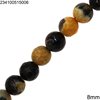Agate Faceted Beads 8mm