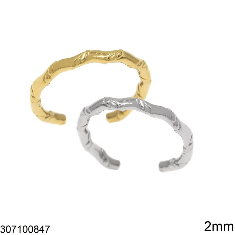 Stainless Steel Ring Open 2mm