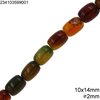 Agate Oval Beads 10x14mm with Hole 2mm