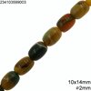 Agate Oval Beads 10x14mm with Hole 2mm