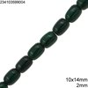 Agate Oval Beads 10x14mm with Hole 2mm