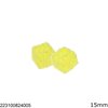 Plastic Cube Shamballa Bead 15mm 