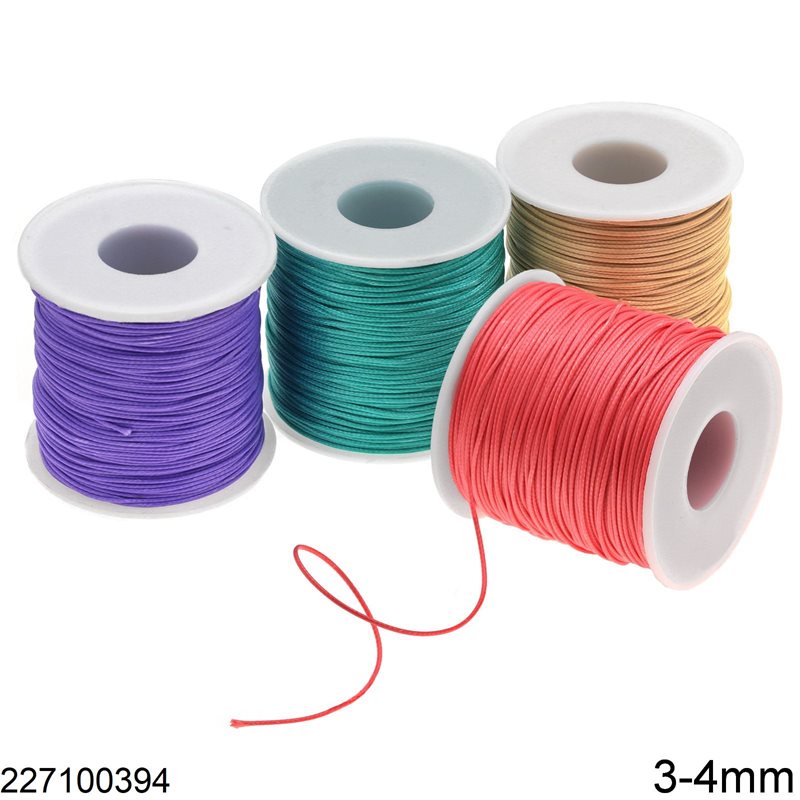 Waxed ''Korean'' Cord 3-4mm