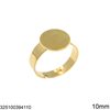 Stainless Steel Ring with Flat Base 8-20mm