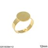 Stainless Steel Ring with Flat Base 8-20mm