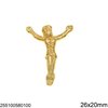 Casting Jesus Crucified 26x20mm