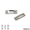 MC Slim Baquette Maxima Sew-on 18x6mm, Crystal Preciosa