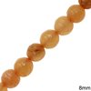 Jade Faceted Round Beads 8mm