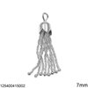 Silver 925 Tassel with Twisted Chain 35mm