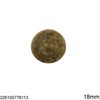 Πέτρα Καπουσόν Γυάλινη Στρογγυλή 18mm