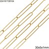 Stainless Steel Link Chain Soldered 20-30mm