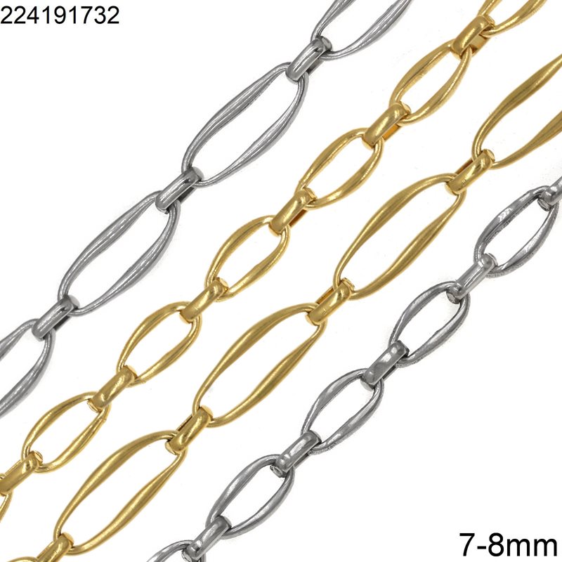 Stainless Steel Link Chain 7-8mm