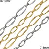 Stainless Steel Link Chain 7-8mm