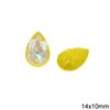 Pearshape Rhinestone 14x10mm