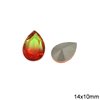 Pearshape Rhinestone 14x10mm