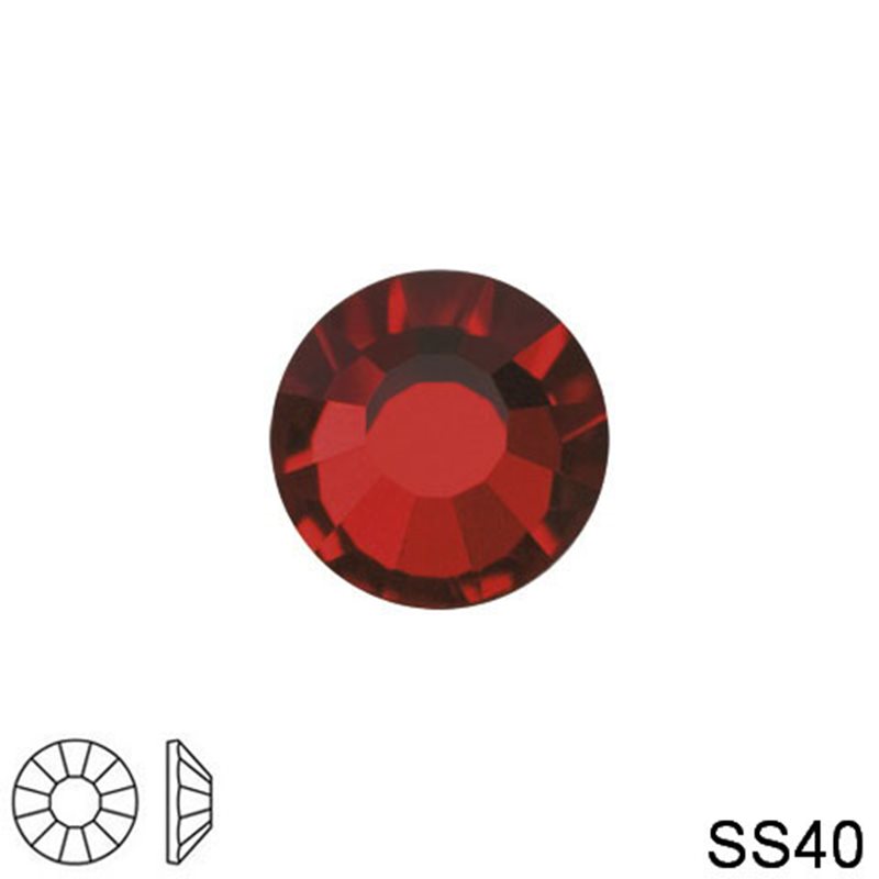 SS40  MC Rose Colour Flat Back Preciosa