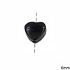 Mop-shell Bead Heart 6mm
