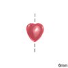 Mop-shell Bead Heart 6mm