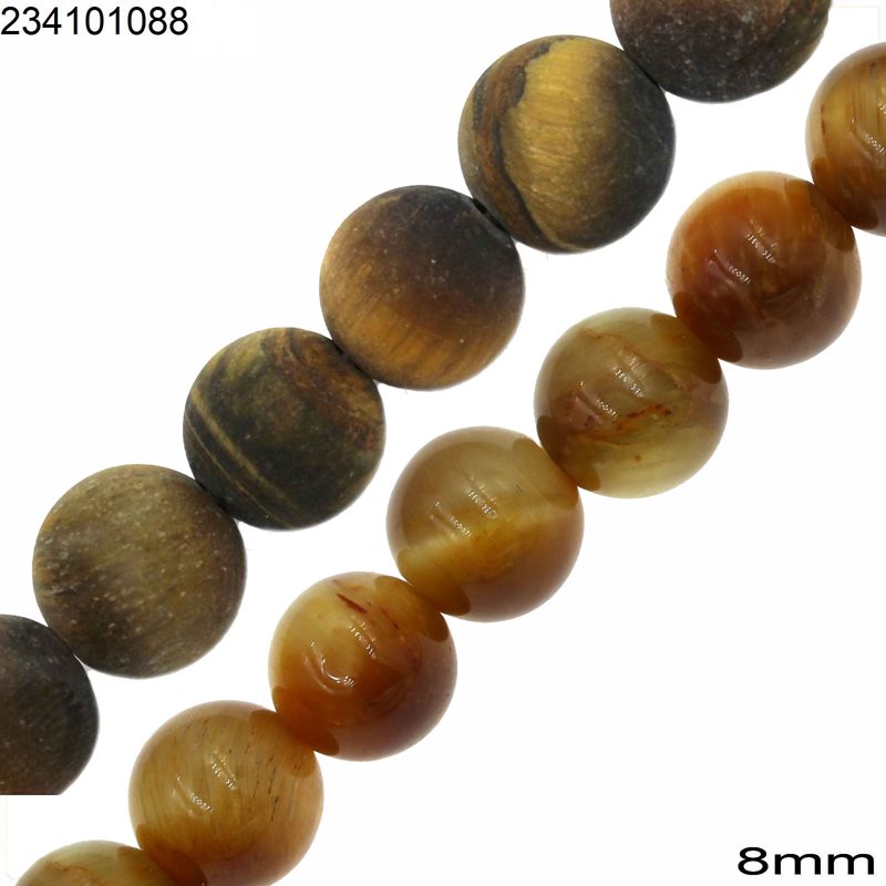 Tiger Eye Beads 8mm