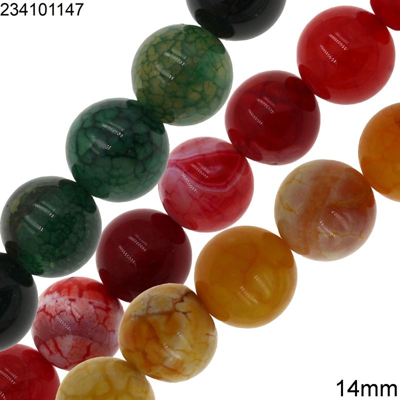 Jade Round Beads 14mm