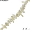 Χάνδρες Κοράλι Κλαδάκι 3.5x12mm
