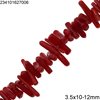 Χάνδρες Κοράλι Κλαδάκι 3.5x12mm