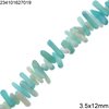 Χάνδρες Κοράλι Κλαδάκι 3.5x12mm